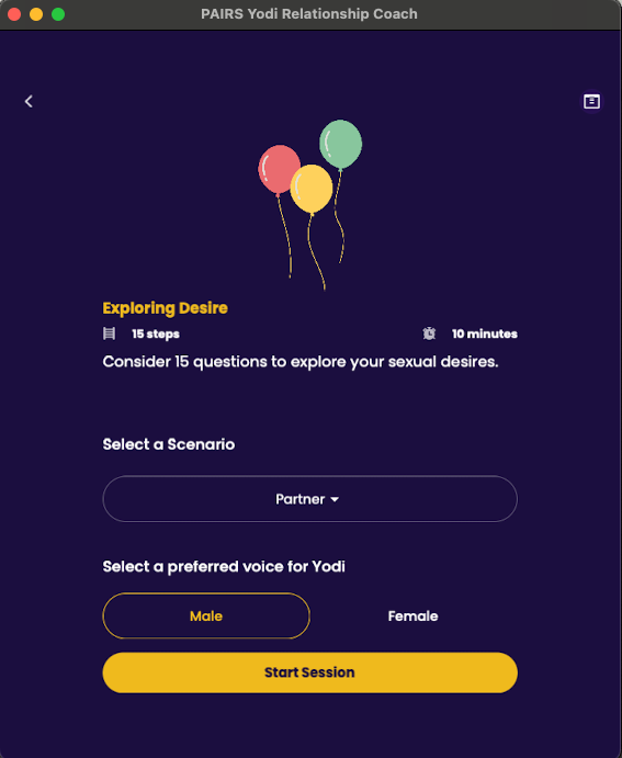 PAIRS Yodi Relationship Coach